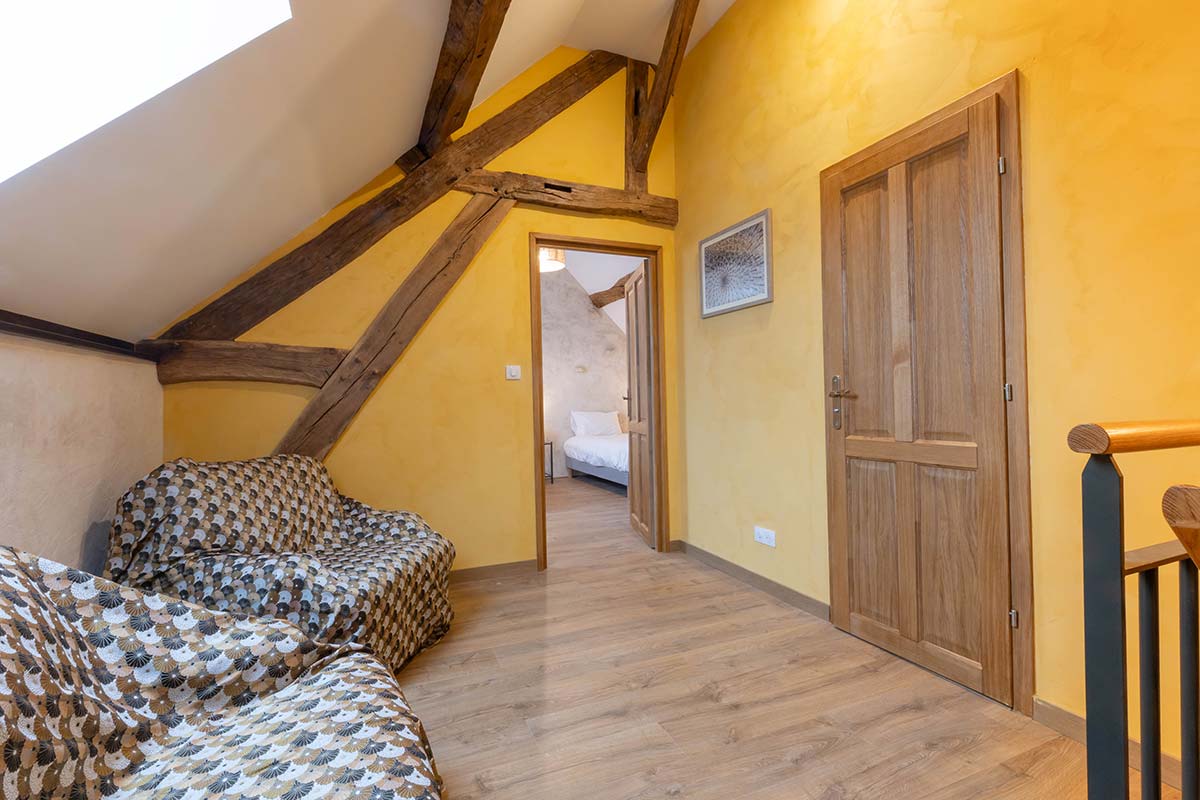 Détail de décoration intérieure du gîte L'Hirondelle